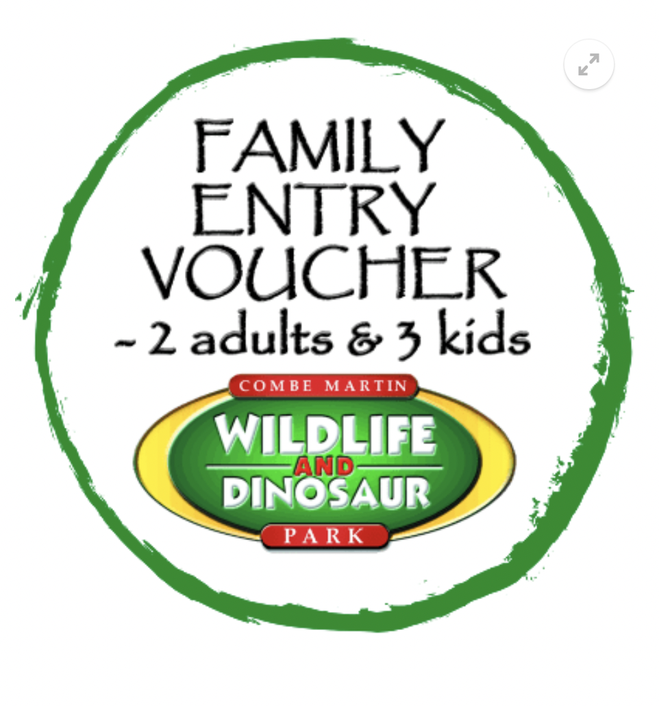 AUTO WIN - FAMILY ENTRY VOUCHER TO COMBE MARTIN WILDLIFE & DINOSAUR ...