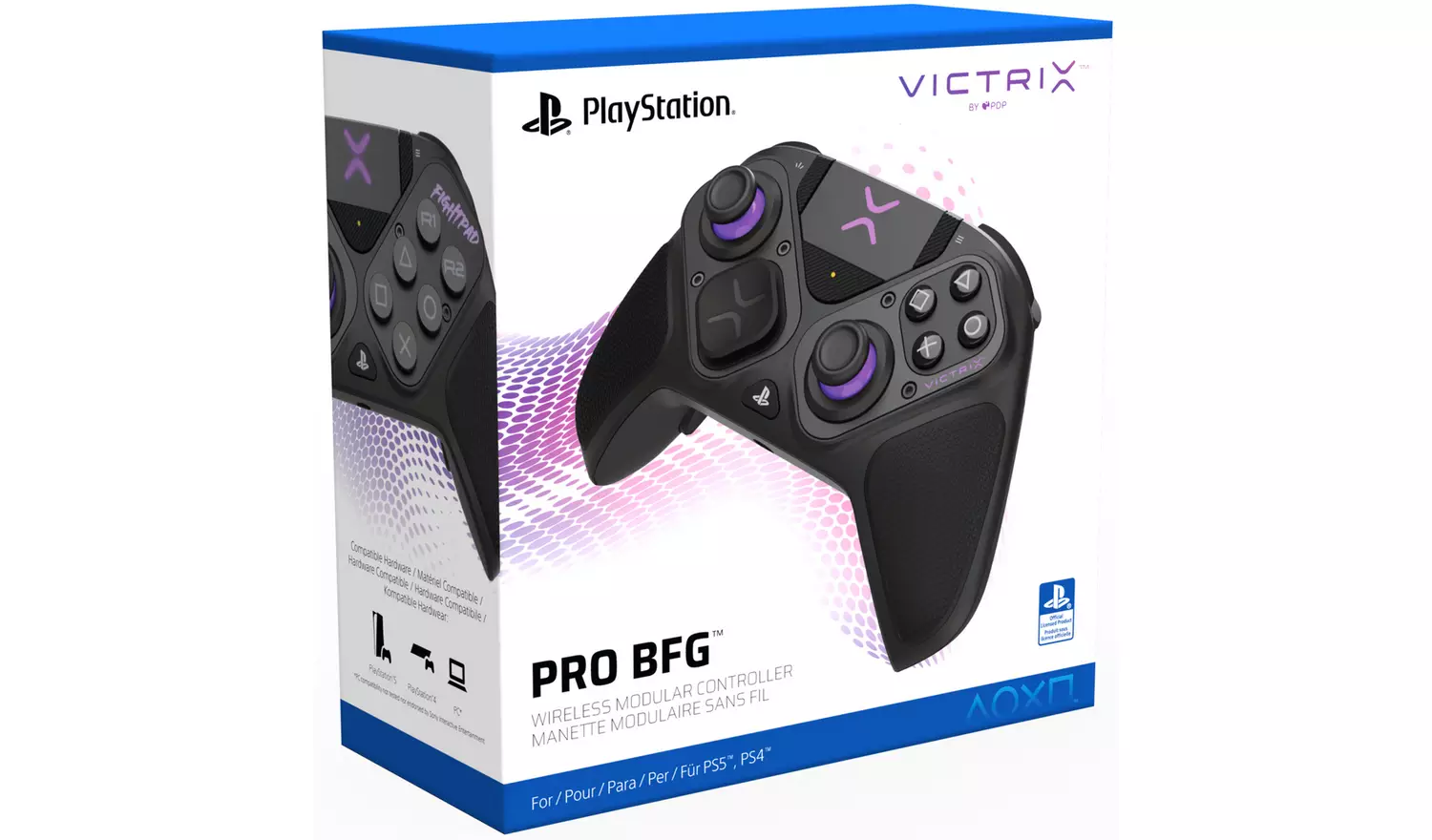 PDP Victrix Pro BFG PS5, PS4, PC Wireless Controller - Black - 22/11 -  Competition Fox